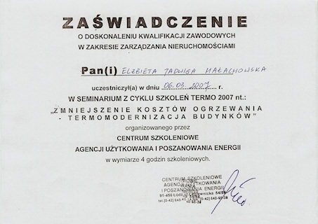 Za�wiadczenie